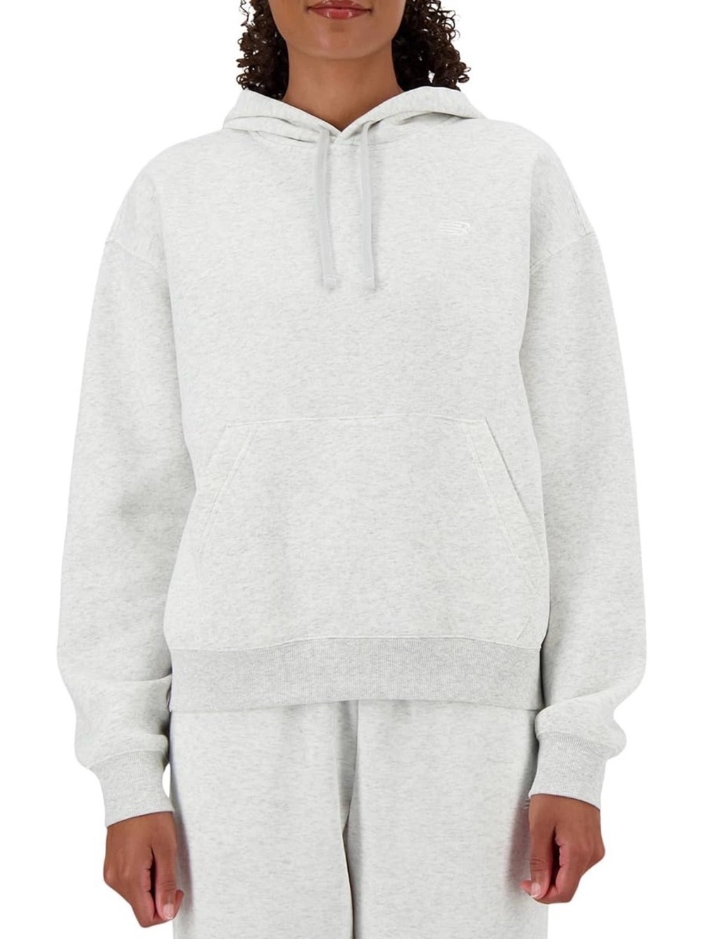 New Balance - Women’s Hoodie in Ash Heather Grey